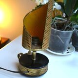 Perforated metal lamp TV atmosphere 50s