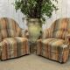 Pair of Napoleon III style crapaud armchairs - work from the 1950s