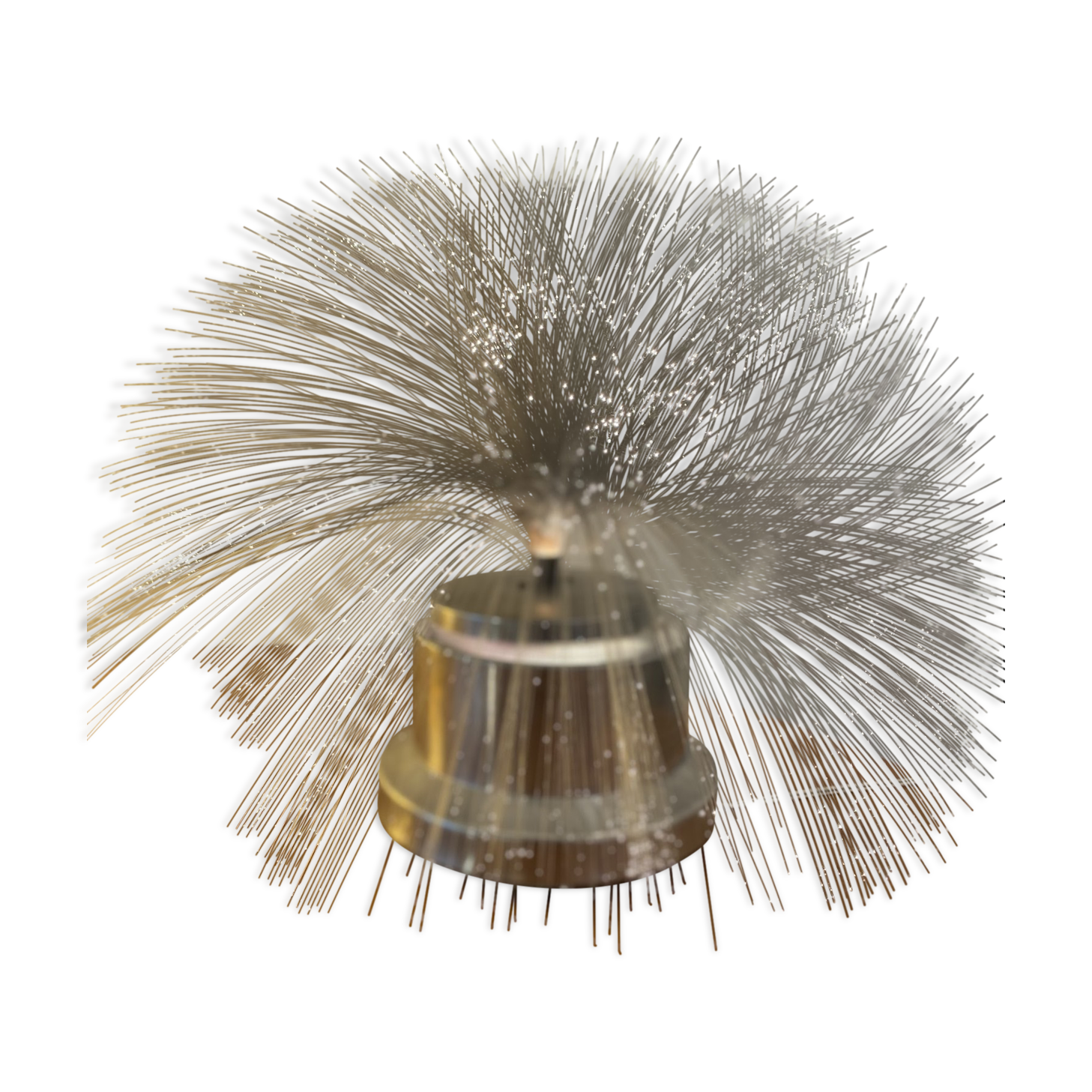 Optical fiberglass lamp called Yenni, 70s
