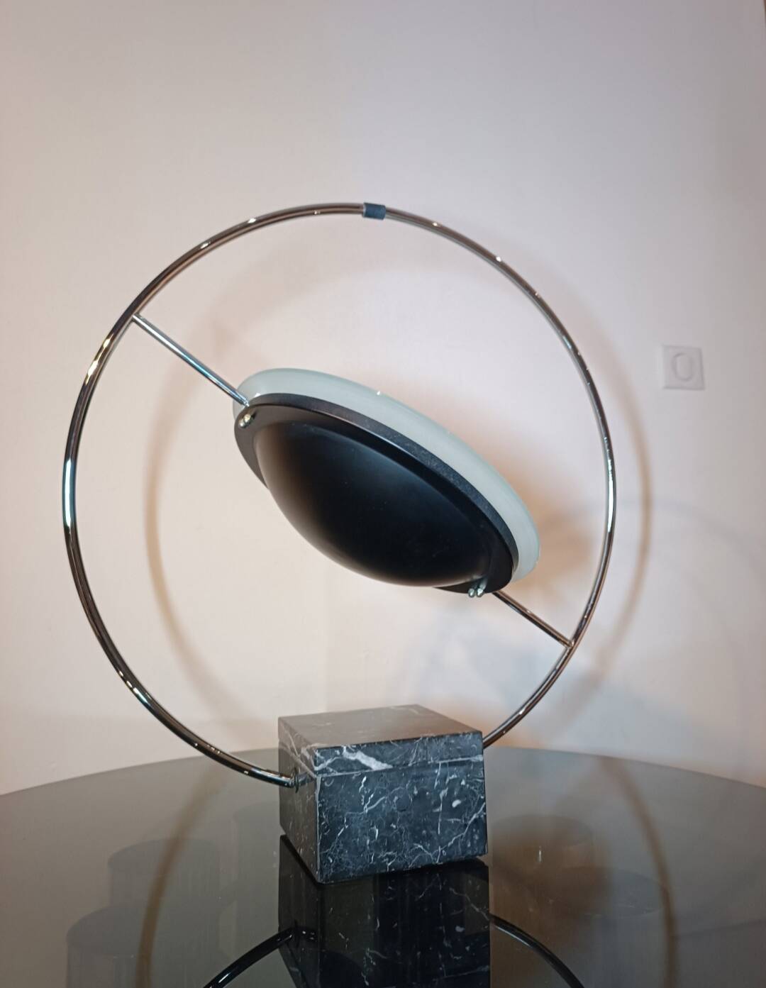 Saturn lamp by LG for Maison Lucien Gau, 1980