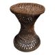 Tamtam type stool in rattan and canework