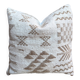 Handmade Berber wool cushion: Moroccan Kilim cushion (45x45cm)