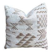 Handmade Berber wool cushion: Moroccan Kilim cushion (45x45cm)