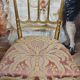 Chaise de théâtre Napoléon III en bois doré