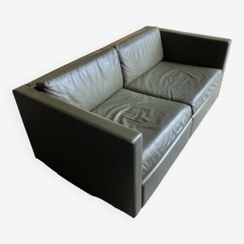 Pfister sofa for Knoll khaki leather