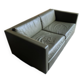 Canapé Pfister pour Knoll cuir kaki