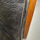 Fauteuil lounge cuir noir 1970 vintage
