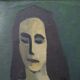 Nude, Swedish Modern Signed Painting, 1960s, Oil on Canvas, Framed