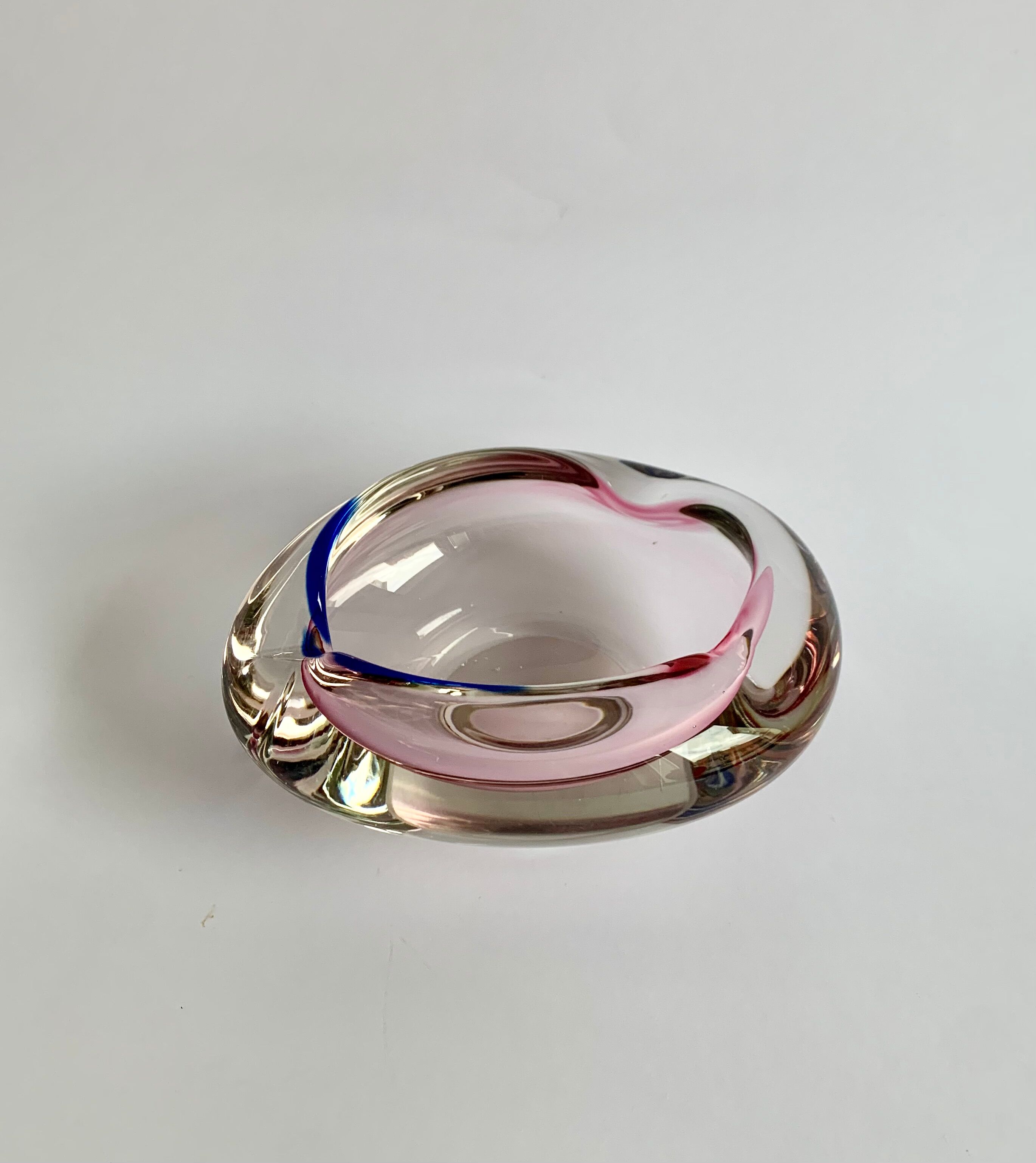 Ashtray by Jozef Hospodka for Chribska Sklarna, 1960