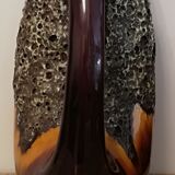 Vallauris ceramic handle vase
