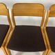 6 oak chairs by Henning Kjaernulf dining chair vintage Danish
