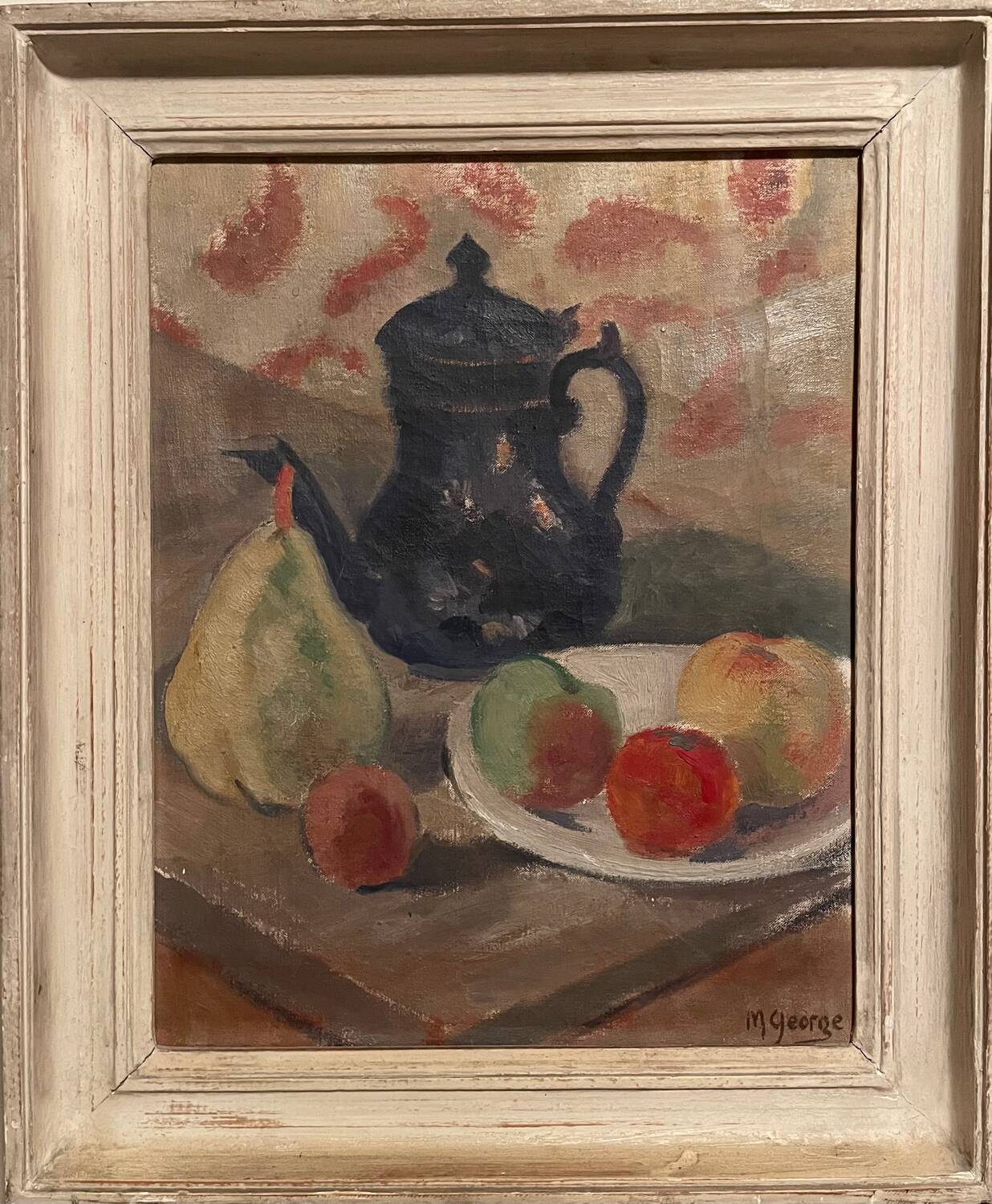Still life with pears and apples, early 20th century