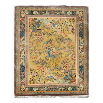 Tapis art-déco Shanghai chine 100 % pure soie - entièrement fait main. Dim: 2.00 X 300 mètres.