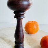 Plateau de fprésentation marbre et bois vintage