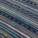 Handwoven blue kilim rug in natural wool