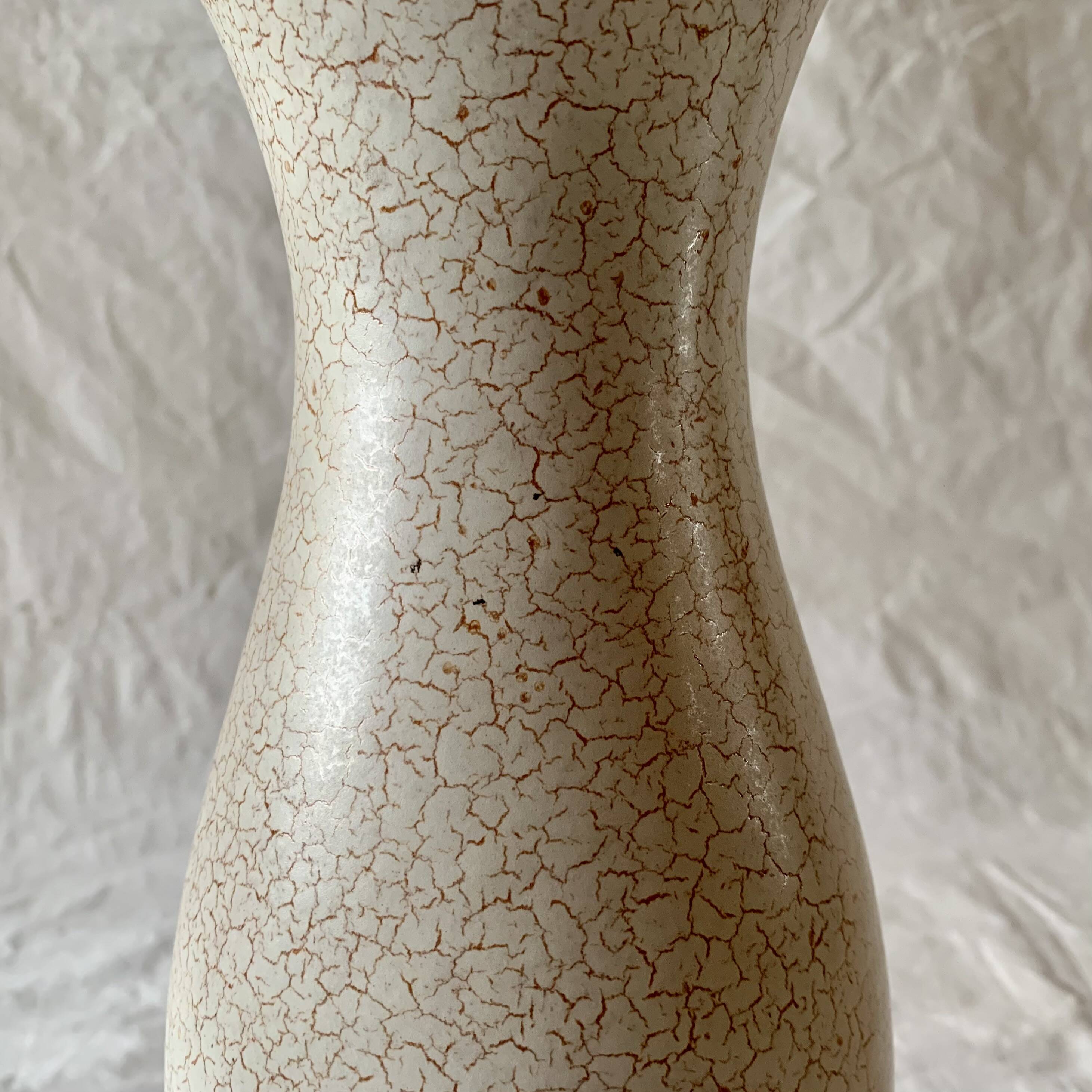 Vintage off-white ceramic vase - Model 985 32 - West Germany