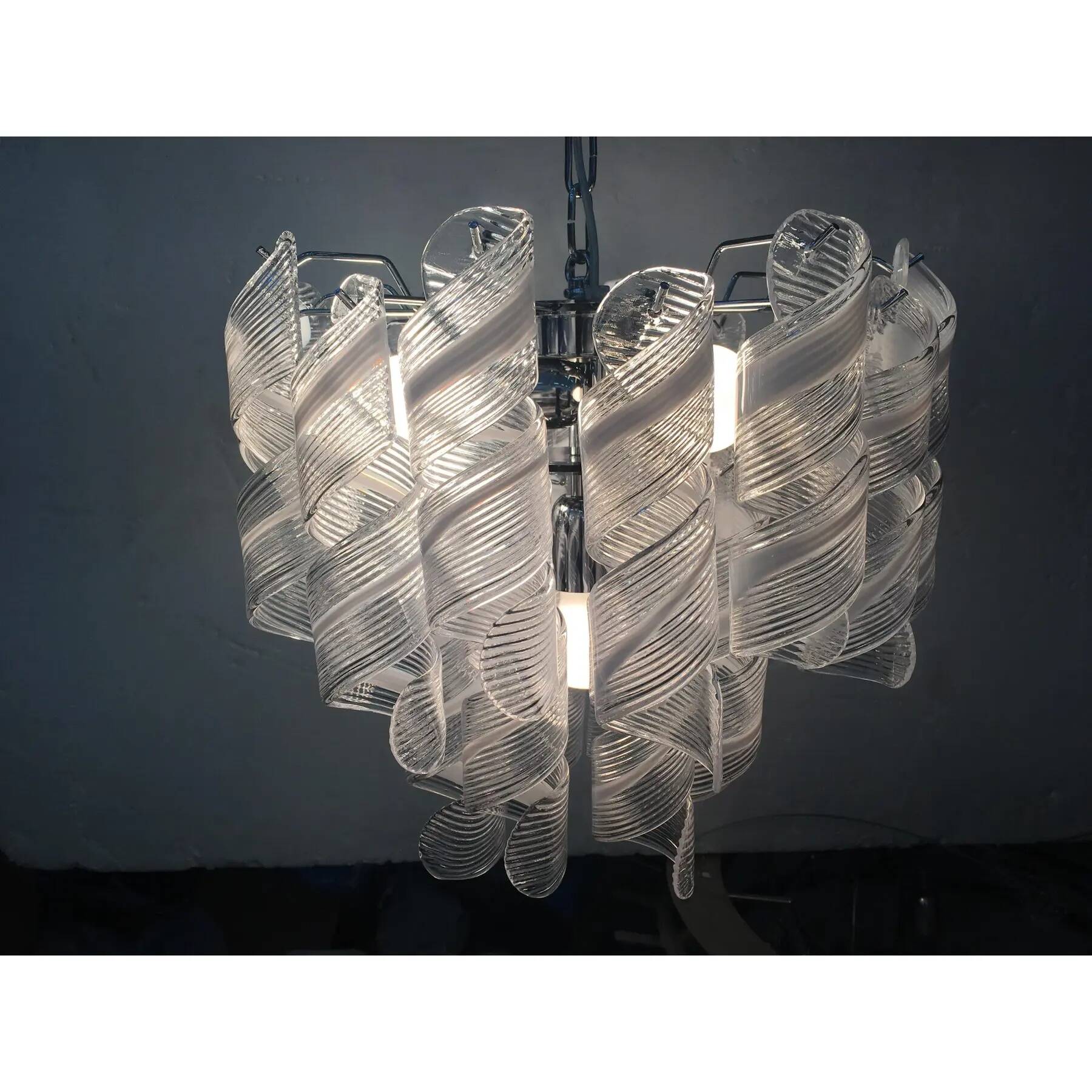 Mazzega-Style Murano Glass Sputnik Chandelier
