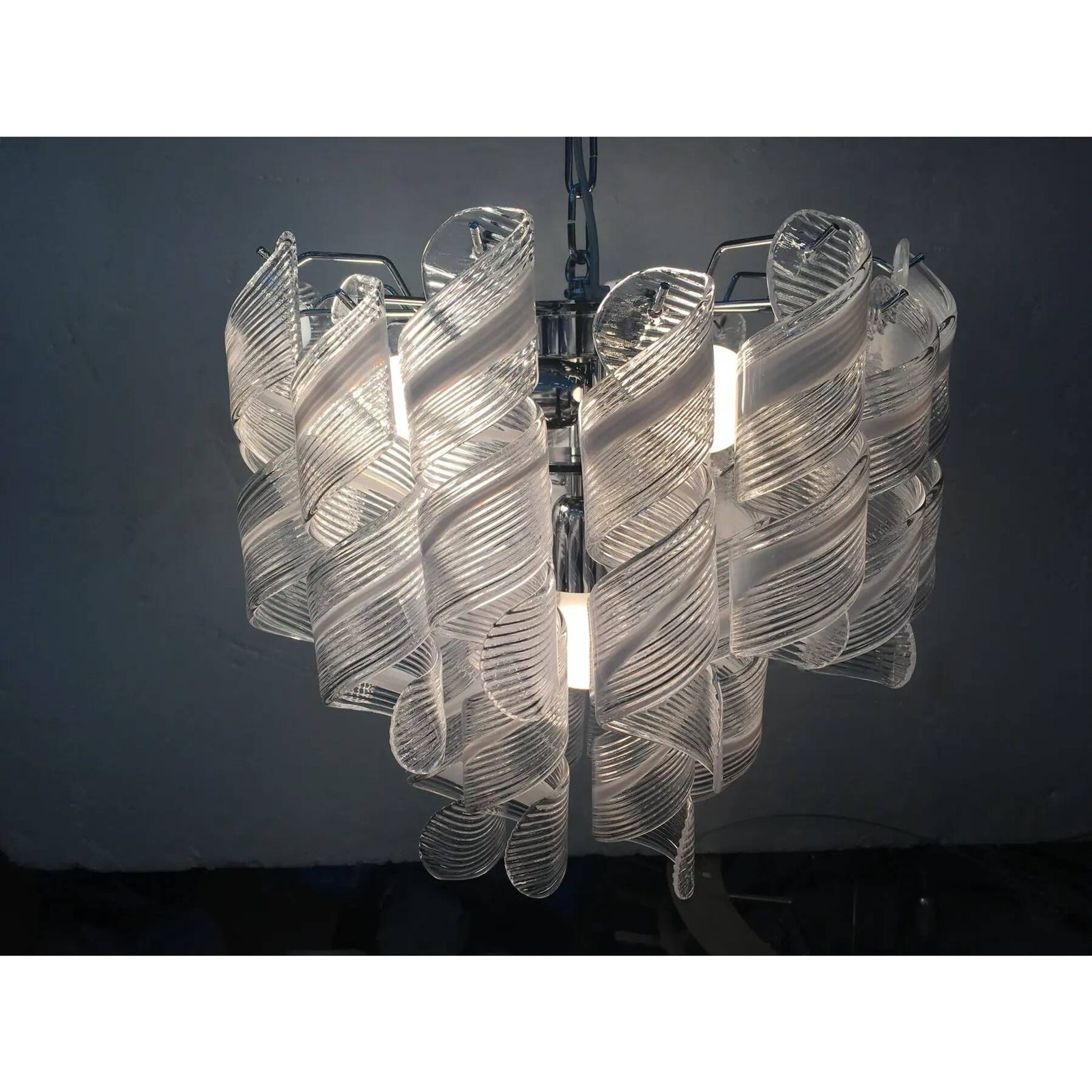 Mazzega-Style Murano Glass Sputnik Chandelier