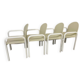 Suite de 4 chaises Gae Aulenti Orsay pour Knoll