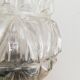 Pair of Ar Nouveau style copper and crystal table lamps vintage 1950s 50s