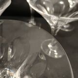 Set of Twelve Crystal Martini Glasses by Christinenhutte, Germany