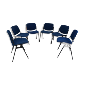 Chairs by Giancarlo company for Castelli 1970
