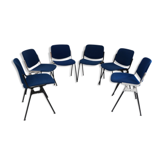 Chairs by Giancarlo company for Castelli 1970