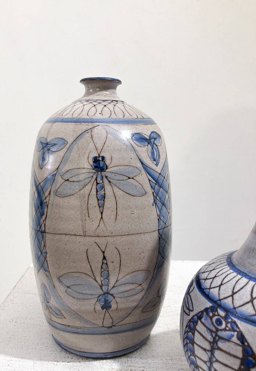 Mid-Century Modern Set of Ceramic Vases