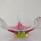 Czech Art Glass Bowl by Josef Hospodka for Chribska Glasswork,1960's.