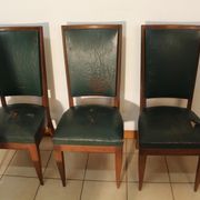 Set of 6 Art deco chairs in mahogany