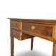 Italian pine wood centre writing desk from the 1960s, a reproduction o