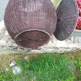 Large basket with lid