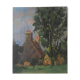 Oil on canvas landscape