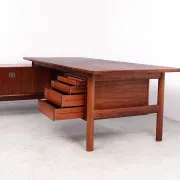 Bureau exécutif vintage avec buffet, Arne Vodder pour Sibast, années 1960