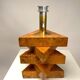 Sculptural Italian Briar Table Lamp, 1970s