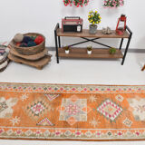 3x13 vintage modern runner rug, 87x391cm