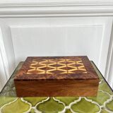Wooden marquetry box