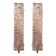Pair of Luxury Gold Wall Sconces with Ametista “Graniglia” Murano Glass