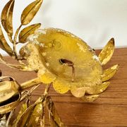 Hollywood Regency Gilded Wall Lamp by Hans Kögl