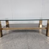 Vintage golden coffee table, 1970
