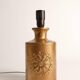 Gold Glazed Ceramic Table Lamp by Bitossi for Bergboms, 1970's