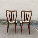Pair of Ingrid Niels Koefoed teak chairs, Denmark 1960
