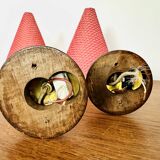 Ensemble de 2 appliques murales en laiton de Rupert Nikoll