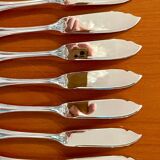 Christofle Malmaison, 12 fish cutlery sets, 24 pieces, new condition