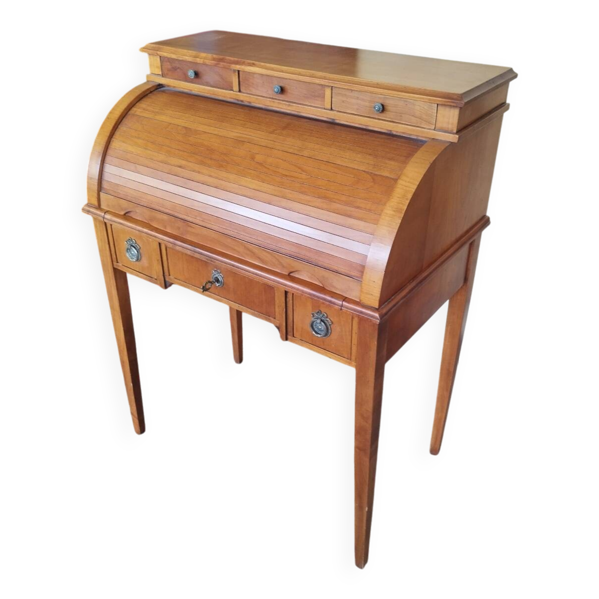 Antique cylindrical desk, Louis XVI style