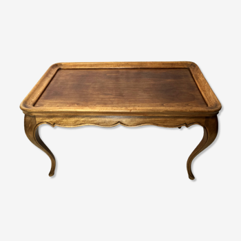 Table basse de salon style Louis XV en bois