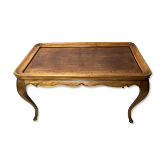 Table basse de salon style Louis XV en bois