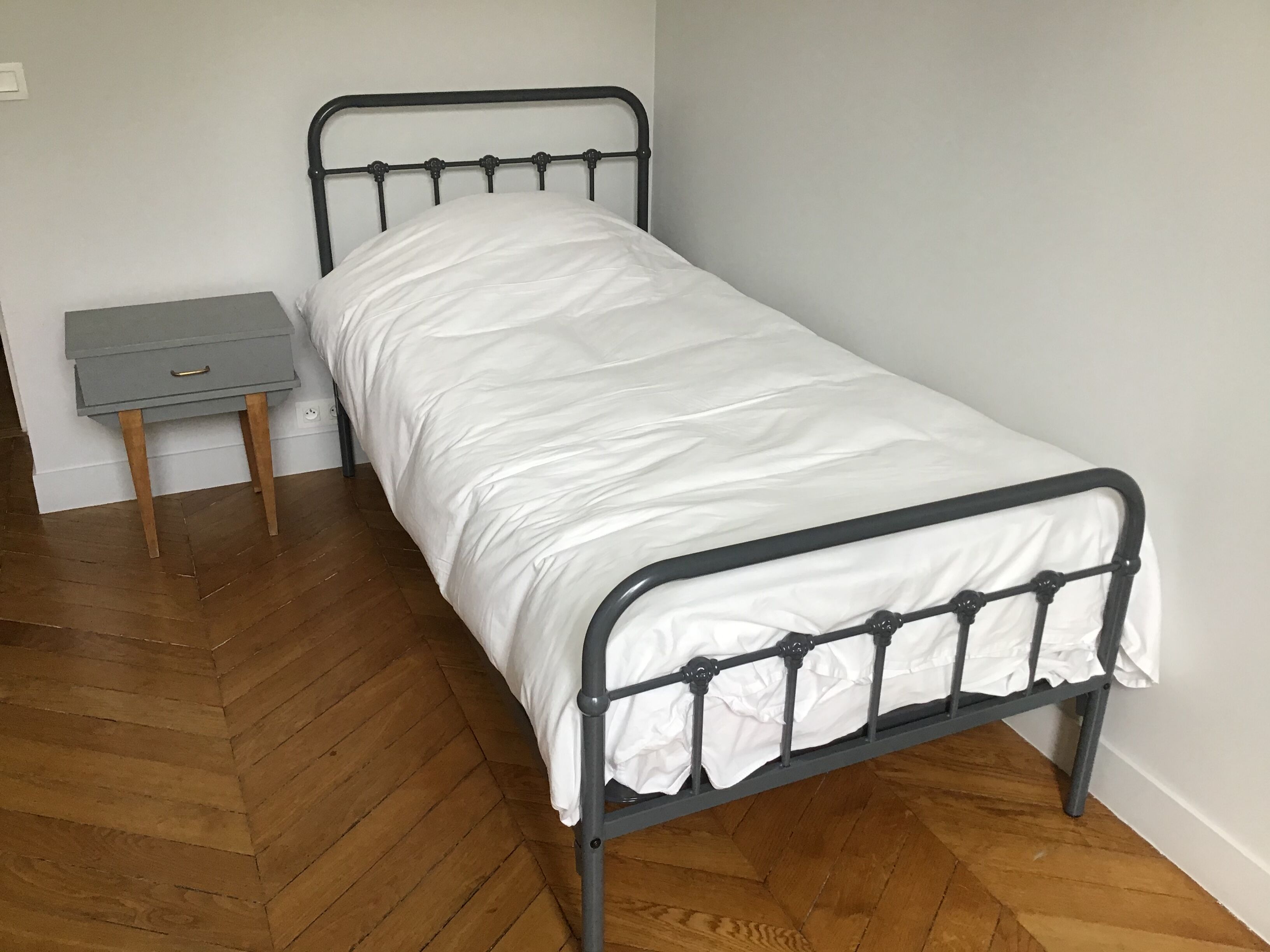 Child bed  bedside table