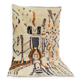 Handmade moroccan berber carpet 189 x 100 cm