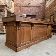 Oak counter from the early 20th century.